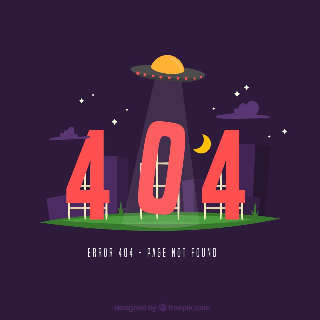 Kullanıcılar için 404 sayfası örneği